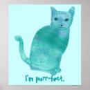Search for abstract cat posters Blue