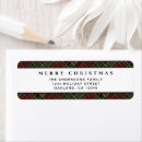 Search for red and green return address labels Typography
