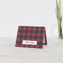 Search for red and black thank you cards Flannel