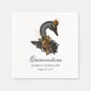 Search for black and white floral napkins Glitter