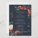 Search for navy and rust wedding invitations Floral