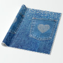 Search for denim wrapping paper Country