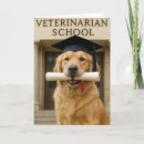 Search for veterinary graduate congratulations cards Golden retriever