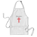Search for red cross aprons Christian