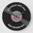 Search for vinyl record clocks Retro