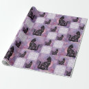 Search for cat birthday wrapping paper Purple