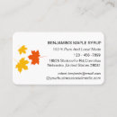 Search for syrup business cards Canada