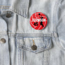 Search for volleyball player badges Red
