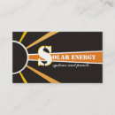 Search for solar power business cards Professional