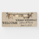 Search for burlap banners Country