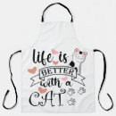 Search for cat sayings aprons Animal