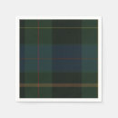 Search for tartan napkins Green plaid