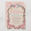 Search for shabby christening invitations Floral