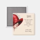Search for lady in red magnets For her
