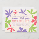 Search for summer block party invitations Botanical
