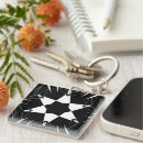 Search for monochrome design key rings Black and white