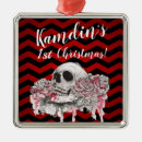 Search for red skull christmas tree decorations Rose
