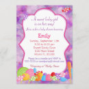 Search for candy baby shower invitations Pink
