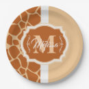 Search for giraffe print plates Brown