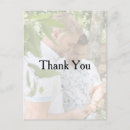 Search for wedding thank you create a postcards Modern