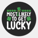 Search for get lucky stickers Clover
