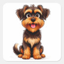 Search for funny cartoon face stickers Dog lover