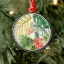 Search for hibiscus christmas tree decorations Watercolor