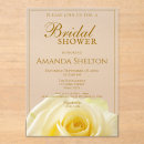 Search for yellow rose bridal shower invitations Flowers