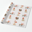 Search for puppy christmas wrapping paper Winter