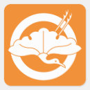 Search for japanese crane stickers Kamon