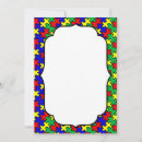 Search for puzzle piece invitations Pattern