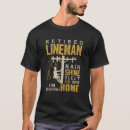 Search for retired lineman tshirts Rain