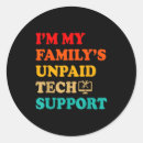 Search for tech humor stickers Retro