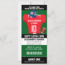 Search for football jersey invitations Player