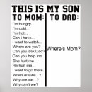 Search for son sayings posters Funny