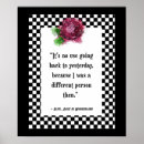 Search for alice in wonderland quote posters Whimsical