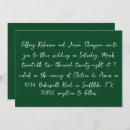Search for forest green invitations Handwriting