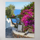 Search for bougainvillea art Santorini