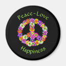 Search for peace sign magnets Floral