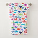 Search for fish bath towels Under the sea