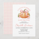 Search for pink pumpkin baby shower invitations Orange