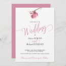 Search for pink and white wedding invitations Calligraphy script
