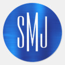 Search for metalic wedding stickers Monogrammed