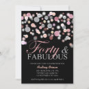 Search for classy 40th birthday invitations Pink