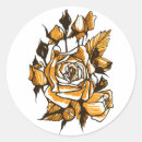 Search for yellow and black design stickers Flower