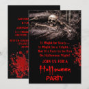 Search for bones halloween invitations Scary