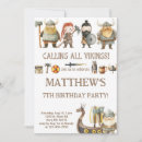 Search for viking birthday invitations Boy