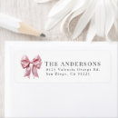 Search for bow return address labels Girl
