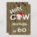 Search for cow christmas invitations Winter