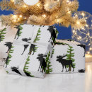 Search for moose wrapping paper Animal